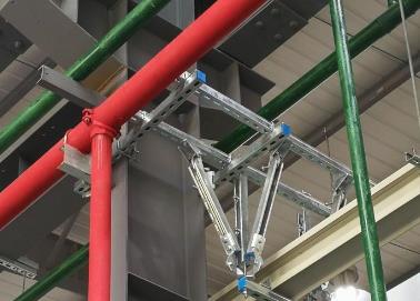 大悟该抗震支架的整体式支吊架结构协调性好